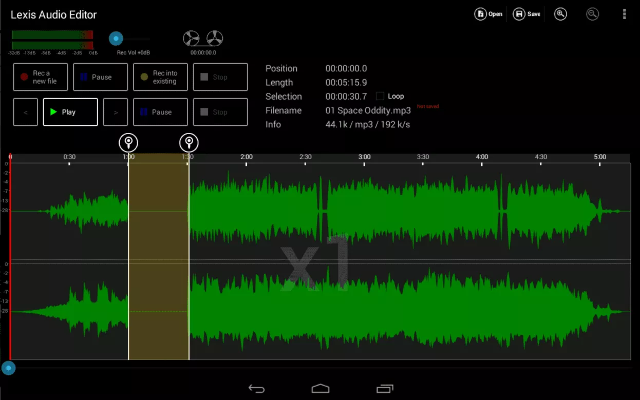 lexis audio editor - aplikasi edit suara